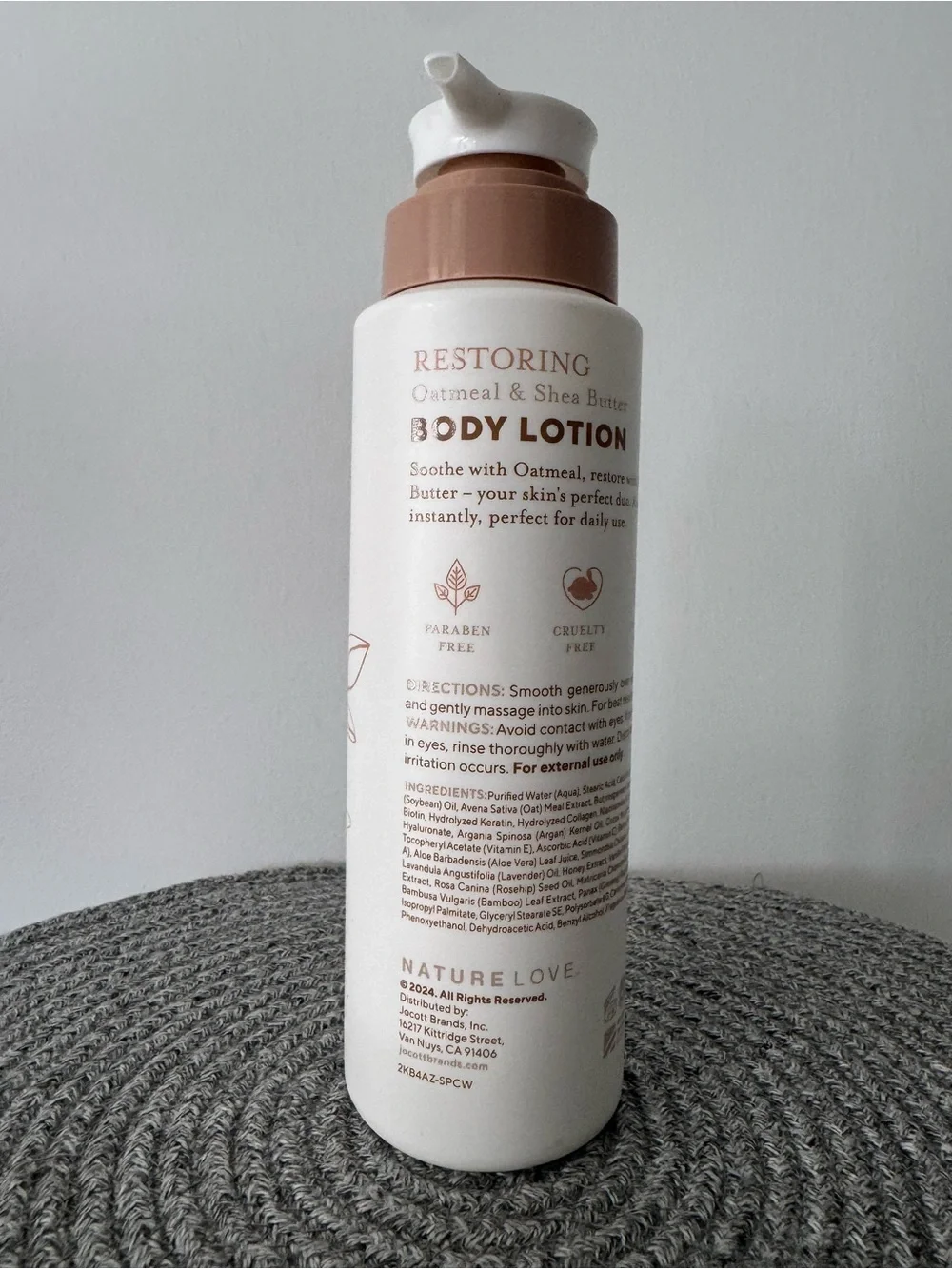 Nature Love Restoring Oatmeal & Shea Butter Body Lotion